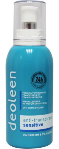 75 ml Deoleen Sensitive Spray Zonder Parfum Zonder Alcohol