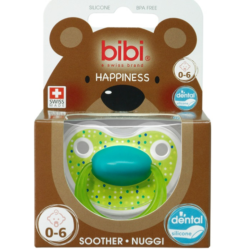 Bibi Fopspeen Happiness Lovely Dots 0-6 maanden 1 exemplaar