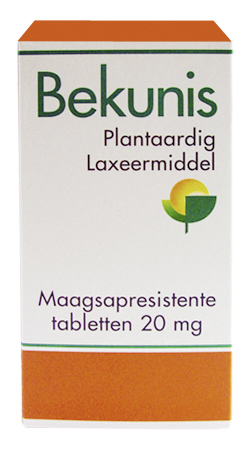 20 tabletten Bekunis Laxeertabletten