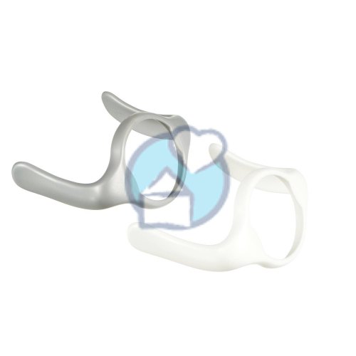 Difrax Handgrepen S-babyfles Natural Grijs en Wit 2 Stücke