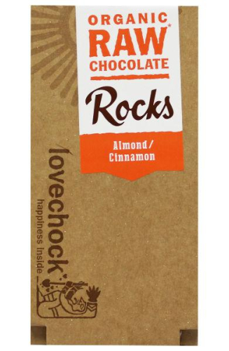 Lovechock Rocks Almond Cinnamon Biologisch 80 Gramm