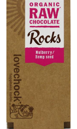 Lovechock Rocks Mulberry Hempseed Biologisch 80 Gramm