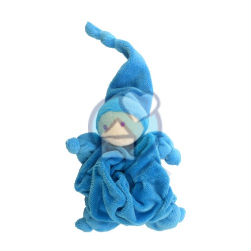 Difrax Tuttie Poppie Knuffeldoek Blauw 1 package