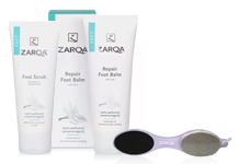 Zarqa FEET Foot Scrub + Repair Foot Balm 75 + 75 Ml