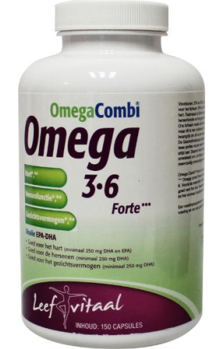 Leef Vitaal OmegaCombi Omega 3-6 Forte 150 Kapseln