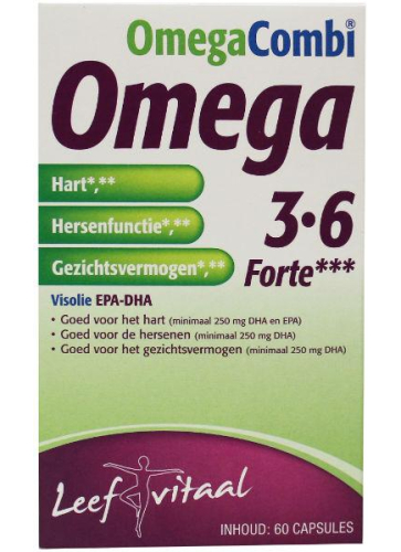 Leef Vitaal OmegaCombi Omega 3-6 Forte 60 Kapseln