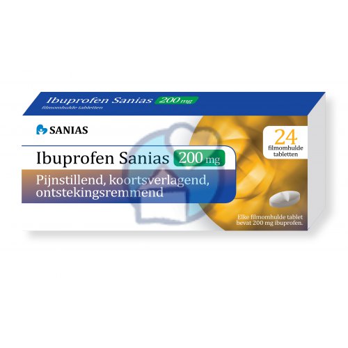 24 tabletten Sanias Ibuprofen 200 mg