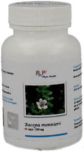 60 capsules Phyto Health Bacopa Monnieri