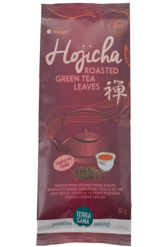 Terrasana Hojicha Roasted Green Tea Leaves Biologisch