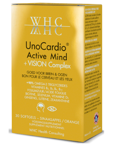 30 softgels WHC UnoCardio Active Mind