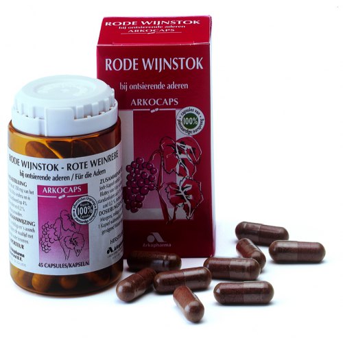 45 vegetarische capsules Arkopharma Arkocaps Rode Wijnstok
