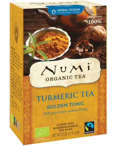 Numi Organic Tea Turmeric Tea Golden Tonic Biologisch 12 Tüte