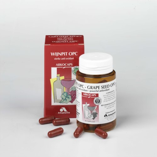 45 vegetarische capsules Arkopharma Arkocaps Wijnpit OPC