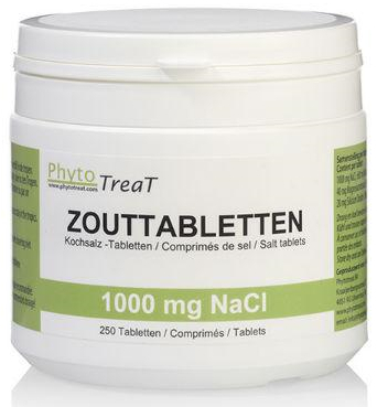 250 tabletten PhytoTreat Zouttabletten NaCl 1000 mg