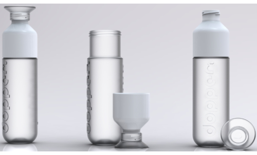 Dopper Waterfles Wit Transparant 1 exemplaar