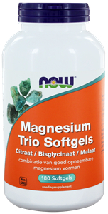 180 Softgels NOW Magnesium Trio Softgels