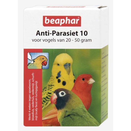 Beaphar Anti-Parasiet 10 voor Vogels van 20-50 gram 3 x 2 pieces