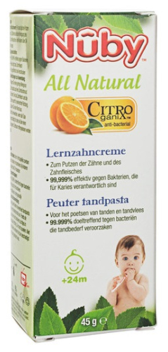 45 gram Nuby Citroganix Peuter Tandpasta