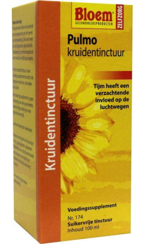 100 Ml Bloem Pulmo Kruidentinctuur
