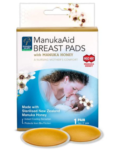Manuka Health ManukaAid Breast Pads MGO 400+ 1 paar