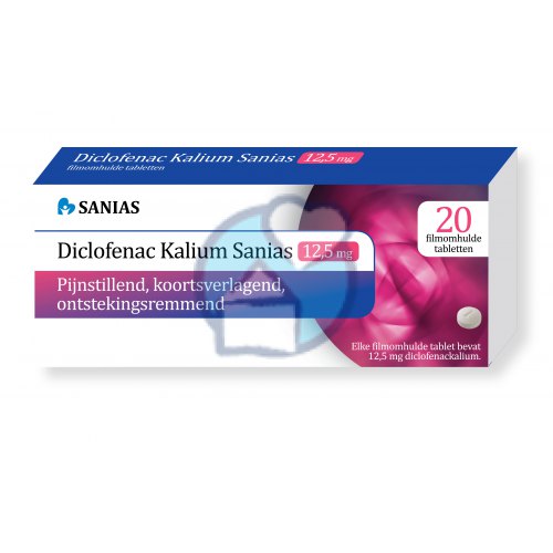 Sanias Diclofenac Kalium 12,5 mg 20 Tabletten