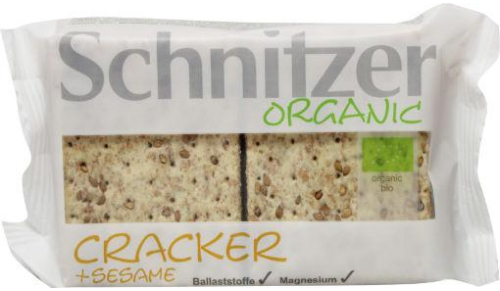 Schnitzer Speltcrackers met Sesam Biologisch