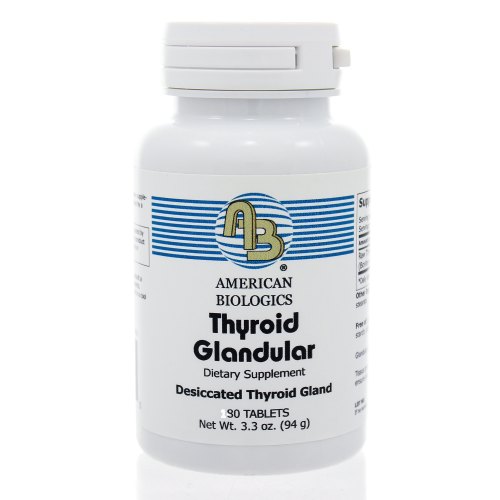 Thyroid Glandular American Biologics 90 Tabletten Gezondheid aan huis