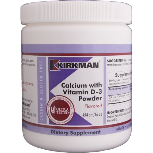 Kirkman Calcium with Vitamin D3 Powder Flavored