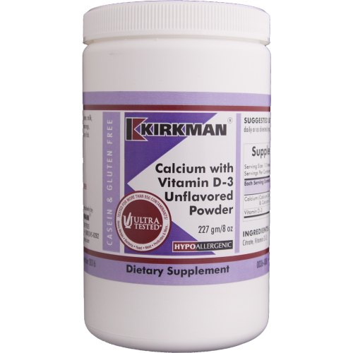 Kirkman Calcium with Vitamin D3 Unflavored Powder