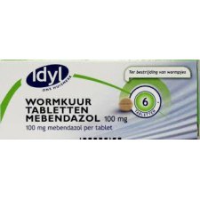 Mebendazol 100 mg tabletten