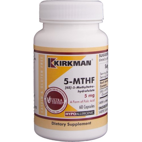 60 capsules Kirkman 5-MTHF 5 mg