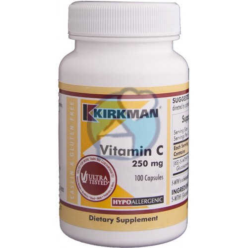Vitamin C 250 mg Kirkman 100 capsules kopen Gezondheid aan huis