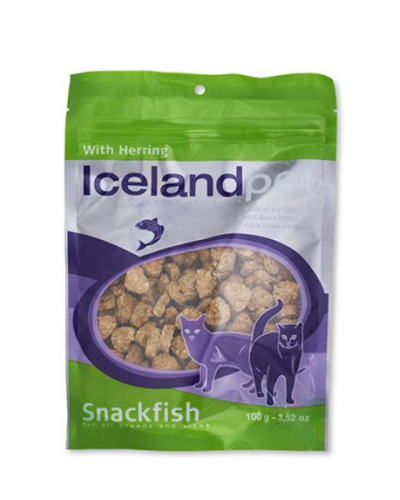 100 gram Icelandpet Snackfish Cat Treat Herring