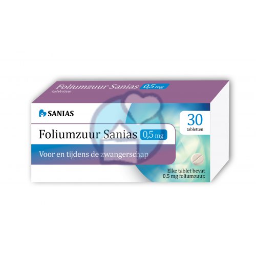 Sanias Foliumzuur 0,5 mg