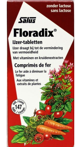 147 tabletten Salus Floradix IJzertabletten