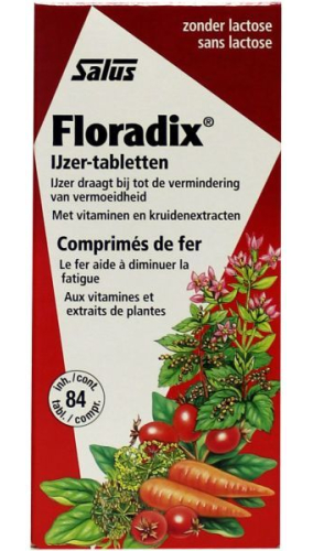 84 tabletten Salus Floradix IJzertabletten