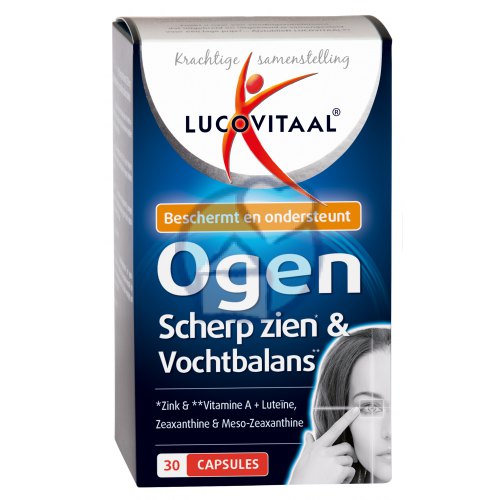 30 capsules Lucovitaal Ogen Scherp zien & Vochtbalans