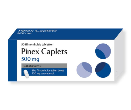 Paracetamol 500 mg Pinex 50 tablets Gezondheid aan huis English