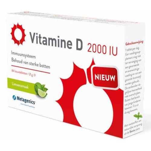 Metagenics Vitamine D 2000IU 84 chewable tablets