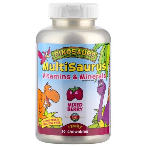 90 kauwtabletten KAL Dinosaurs MultiSaurus Vitamins & Minerals