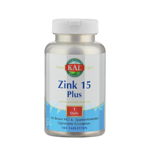 100 tabletten KAL Zink 15 Plus