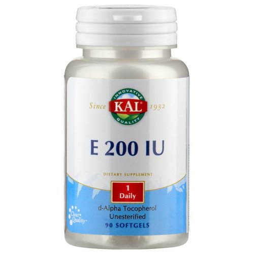 90 softgels KAL E 200 IU