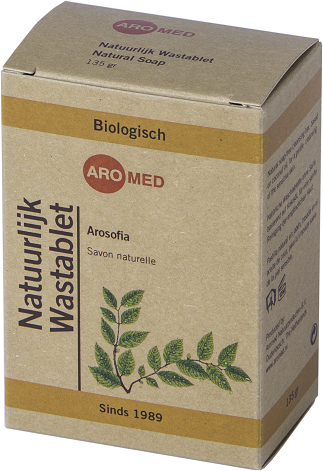135 gram Aromed Natuurlijk Wastablet Arosofia Biologisch