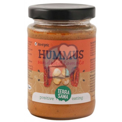  Terrasana Hummus Spread Met Zongedroogde Tomaten Biologisch