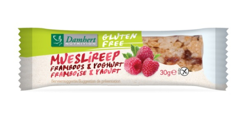 30 Gramm Damhert Glutenvrij Mueslireep Framboos & Yoghurt