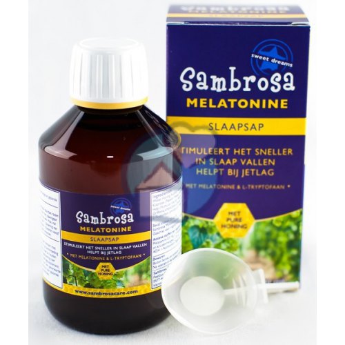 Sambrosa Slaapdranken Sambrosa Melatonine Slaapsap 200 ml