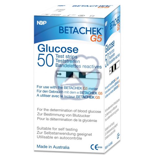 Betachek G5 Glucose Test Strips 50 Stücke