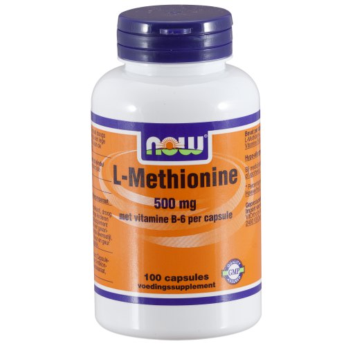 NOW L-Methionine 500 mg 100 capsules