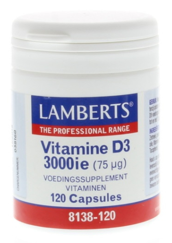120 capsules Lamberts Vitamine D3 75 mcg