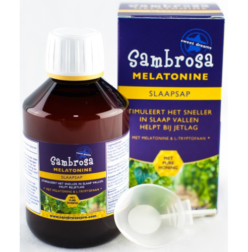 Sambrosa Slaapdranken Sambrosa Melatonine Slaapsap 100 ml